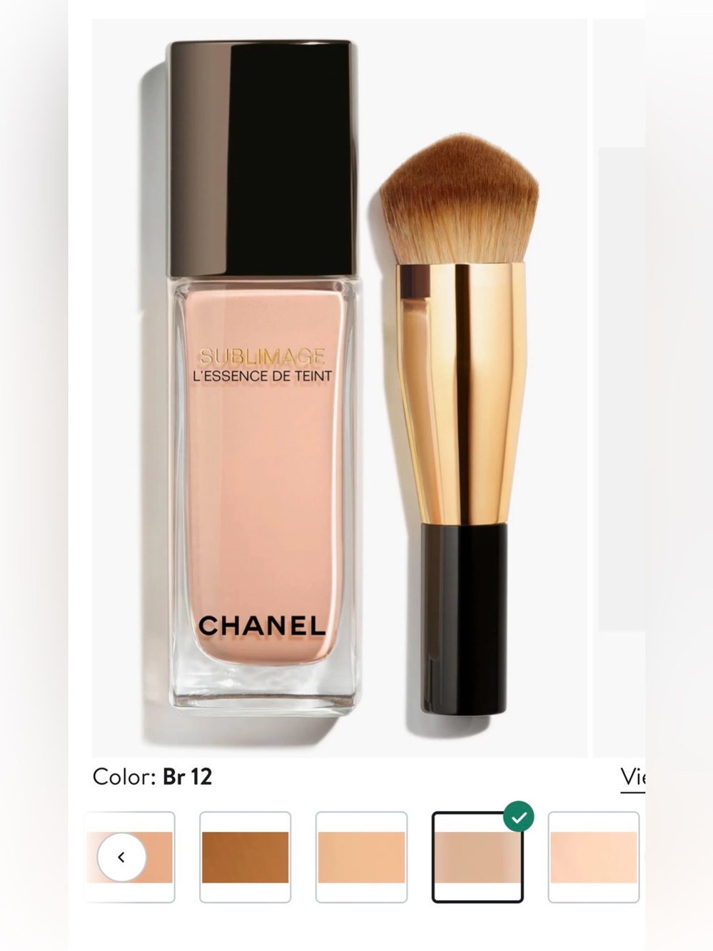 CHANEL Sublimage L'Essence de Teint Serum Foundation BR12 1.35 fl oz
